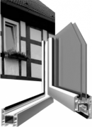 浅谈塑钢门窗结构边框的合理设计